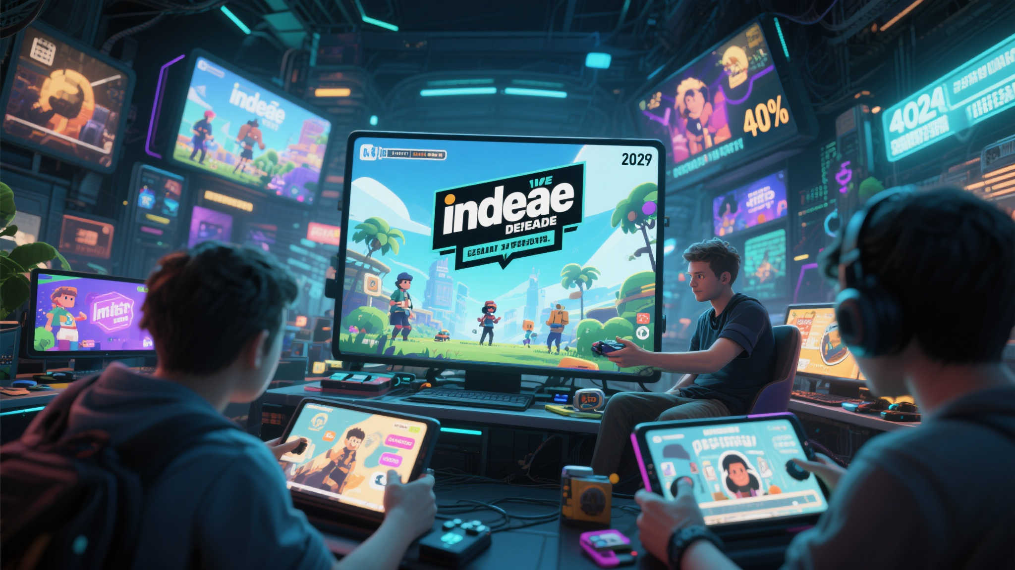 2025年，独立团队贡献市面热销游戏的40%